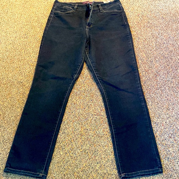 NYDJ size 16 darkwash ankle jeans lift tuck technology straight. Style 38196. - Picture 1 of 3